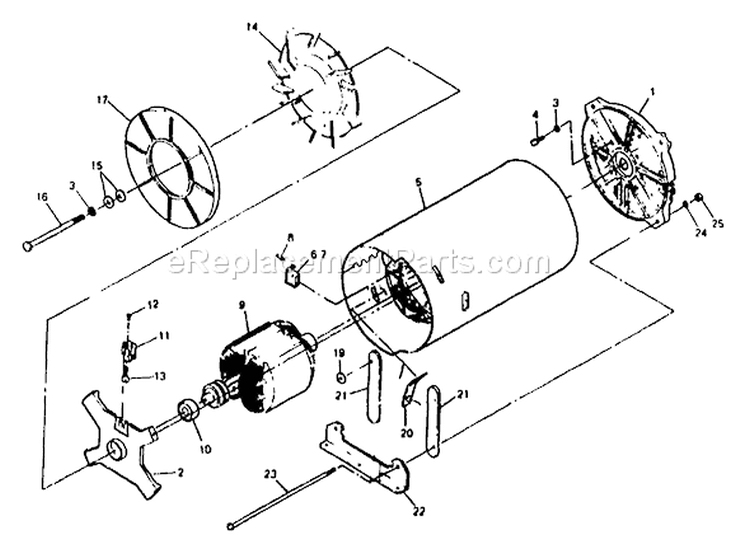 Page A Diagram and Parts List for 8757-0  Briggs and Stratton Generator